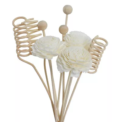 $4.28 • Buy 9PCS Artificial Flower Rattan Reed Fragrance Aroma Diffuser Refill Stick Floral 