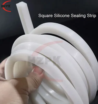 2/5/10/20 Meters Shrinking Wrapping Machine Square Silicone Rubber Sealing Strip • $38