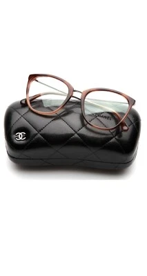 £100 • Buy CHANEL Glasses Frames 3381 C.1612 Brown 52-19-140 B43mm RRP £314.00