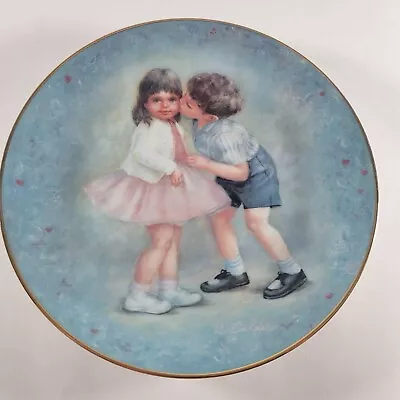 Calhoun Collectors Society  First Kiss  By R. Calder Collectible Plate  • £2.91