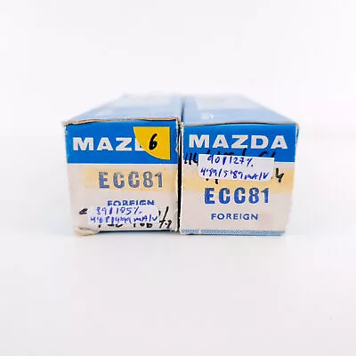 2 X Ecc81 Mazda Tube. Pair. 6. Ch101 • $44.94