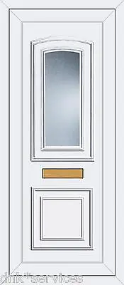 White Full Height Upvc Door Panel ( Reagan / Balmoral One ) Cut To Size For Free • £190