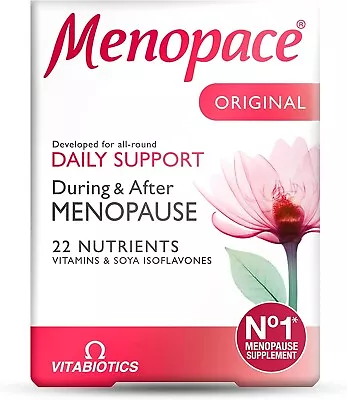£3.99 • Buy Vitabiotics Menopace Original Menopause Support Supplement 30 Tablets