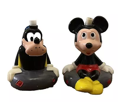 Walt Disney Mickey Mouse & Goofy Fishing Bobber Set Of 2 Vintage • $22.99
