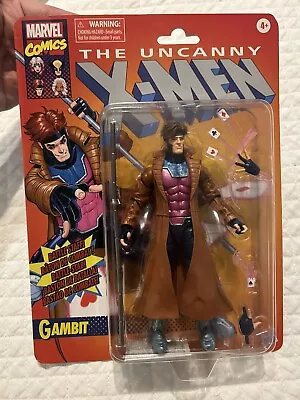 GAMBIT Marvel Legends Retro The Uncanny X-Men Animated Series NEW Hasbro Sealed • $19.99