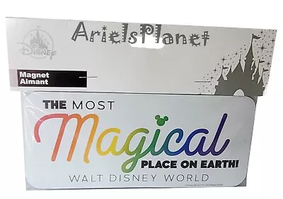 Disney Parks Walt Disney World The Most Magical Place On Earth Vinyl Car Magnet • $21.50