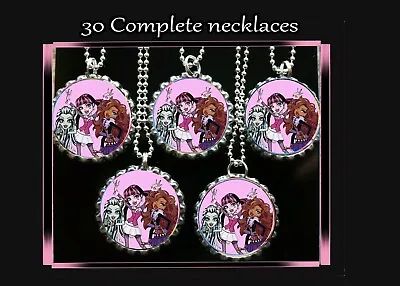 Monster High  Lot Of 30 Necklaces Necklace Loot Bag Party Favors Supplies SALE • $32.55