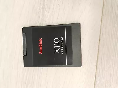 128GB SSD Sandisk X110 SSD SD6SB1M-128G 128GB SATA 6G 2.5” 7mm Solid State Drive • £8.99