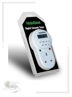 £22.55 • Buy HabiStat Digital Seconds Timer Reptile Timer For Lighting Heating Misters Fogger