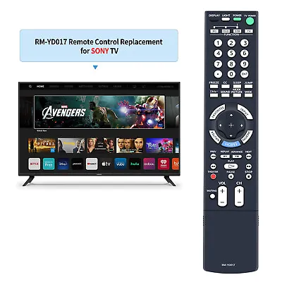 Durable RM-YD017 Remote Control For Sony TV KDL-52XBR5 KDL-52W3000 KDL-40XBR4 US • $9.54