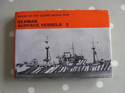 German Surface Vessels Vol 2 Navies Of The Second World War Hb Dj 1966 Macdonald • £10