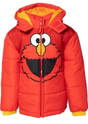 Sesame Street Elmo  Jacket 12 Month Red Coat Puffer • $34