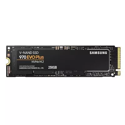 Samsung 970 EVO Plus 250GB PCIe NVMe SSD MLC 3500MB/s 2300MB/s 250K/550KIOPS • $124.70