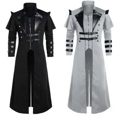 Enchanting Men's Steampunk Tailcoat Jacket With Gothic And Victorian Touch • £46.37