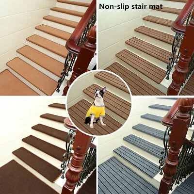 $11.83 • Buy Stair Treads Non Slip Carpet Indoor Stair Protectors Washable Stair Mat Area Rug