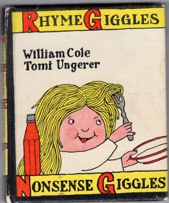 1967 H/C Rhyme Giggles-Nonsense Giggles William Cole-Tomi Ungerer 1st Printing • $17.99