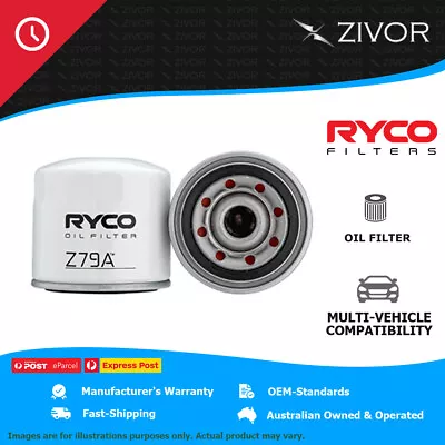 New RYCO Oil Filter Spin On For HOLDEN RODEO TF 2.6L 4ZE1 Z79A • $28.55