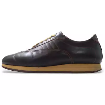 Burberry Calf Leather Sneakers US7.5 Brown Bu1340 • $83