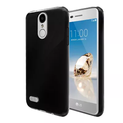 TPU Black Silicone Soft Case Protector Cover For LG Q7+ / K10+ Plus/ G7 ThinQ • $6.99