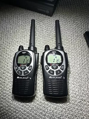 Pair MIDLAND GXT1000g Handheld Two Way Radio Units*no Base • $35