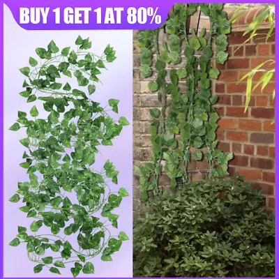 Artificial Ivy Garland Fake Vine Trailing Leaf Hanging Plant Foliage Decors NEW~ • £2.57