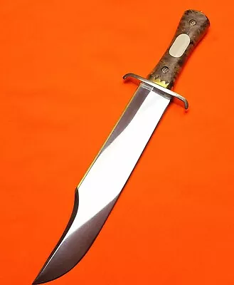 Voorhis Custom Amboyna Burl Handled Mistress Bowie Knife W/sheath  'new' • $695