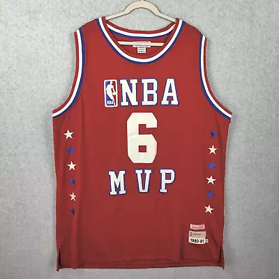 Hardwood Classics Mitchell & Ness Size 56 Erving #6 1980-81 NBA MVP Jersey • $49.99