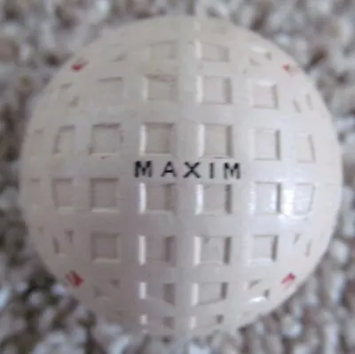 Vintage Unused Mesh Golf Ball-the Maxim With Multi-marking • $95