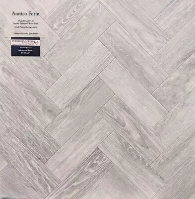 Amtico	Form Small Parquet Dusted Oak FS7D3000S LVT Vinyl Tile Wood Flooring • £113.75