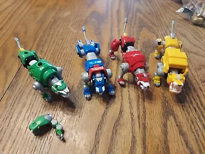 Voltron Legendary Defender Lions Set Of 4 Red Green Blue Yellow 2017 Diecast • $39.95
