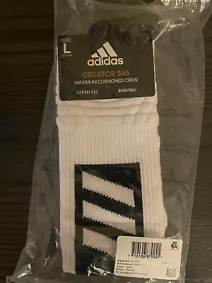 Adidas Creator 365 Crew Socks Large Mens Unisex • $14.99