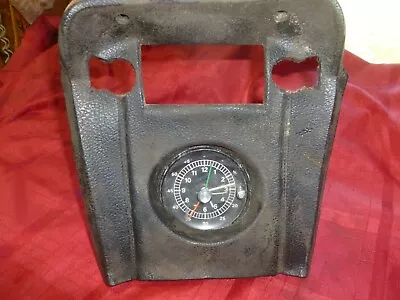 1967-1968 Cougar XR7 Center Console Radio Bezel Pad Altered W Rally Clock 68 67 • $99.68