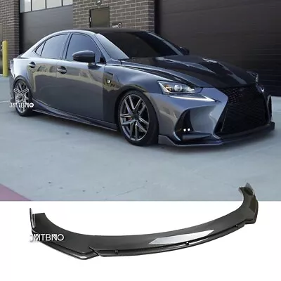 Carbon Fiber Look Bumper Lip Spoiler Splitters Body Kits For Lexus IS300 IS250 • $114.21