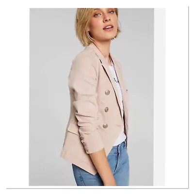 Just Jeans Light Dusty Pink Denim Blazer 14 • $41.88