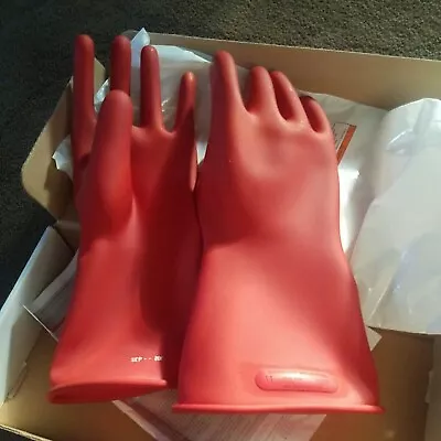 ANSELL/MARIGOLD Electrical Gloves Red Size 11 14  L PR • $40