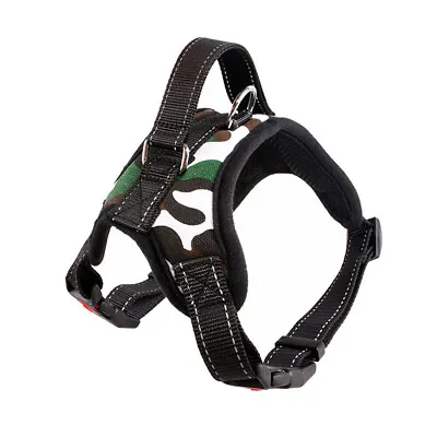 No Pull Dog Pet Harness Strong Adjustable Padded Handle Safety Puppy Vest S-XL • £4.91