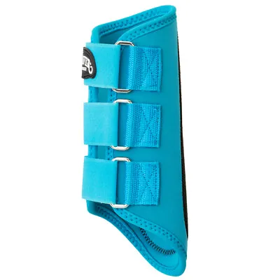 $43.99 • Buy Weaver Horse Splint Boots Pair Neoprene Suede Padding Turquoise