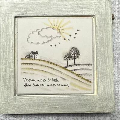 East Of India Small Picture “ Distance Means So Little …” Friend Family Apart • £8.50