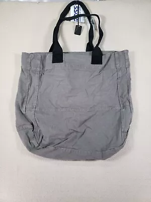 Volcom Shoulder Bag Gray Black Canvas Double Handle Tote Handbag NWT • $8.98