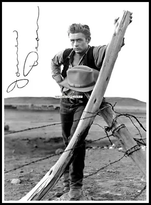 James Dean Autographed Cotton Canvas Image. Limited Edition (JD-6) • £9.59