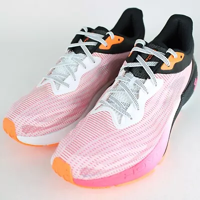 Men's Under Armour HOVR Machina Breeze Running Shoes Black/Pink 3026236-001 • $59.99