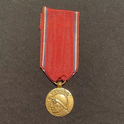 Original WW1 French Verdun Medal Rare Anonymous Version • $150