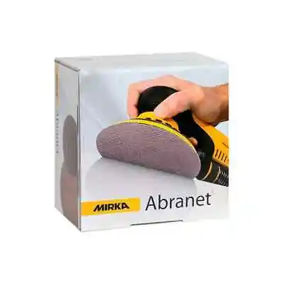 £6.99 • Buy MIRKA ABRANET 150mm Sanding Discs 5-PACK, 10-PACK, 25-PACK, 50-PACK