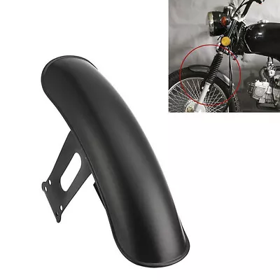 Universal Motorcycle Rear Wheel Cover Fender Splash Guard Mudguard+Bracket_Y`-h • $19.74