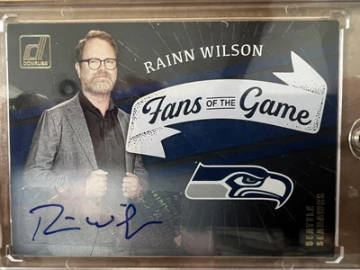 $75 • Buy 2022 Panini Donruss Fans Of The Game Auto Fg-rw Rainn Wilson The Office-seahawks