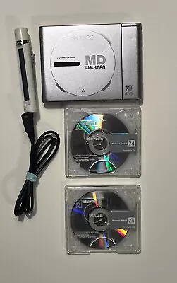 Sony MZ-E25 Minidisc Walkman - With Remote And 2 Blank Discs • $79.99