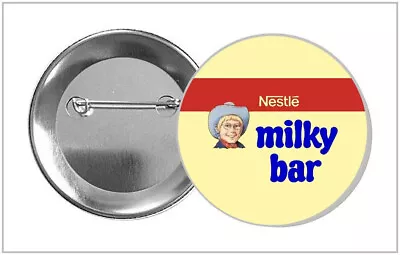 THE MILKY BAR KID - 58mm RETRO BUTTON BADGE • £1.99