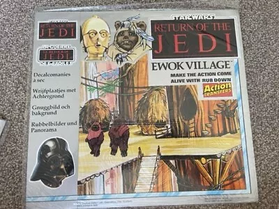 EWOK VILLAGE - Large Star Wars Return Of The Jedi Action Transfers  1983 Vintage • $30