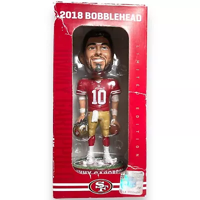 $36 • Buy San Francisco 49ers JIMMY GAROPPOLO BOBBLEHEAD 2018 9/16/18 SGA Levis Niners