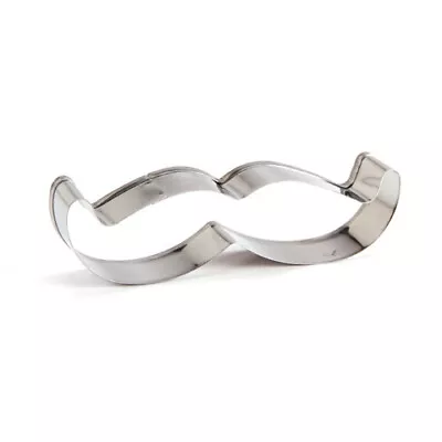 Metal Mustache Cookie Cutter Silver • $6.76